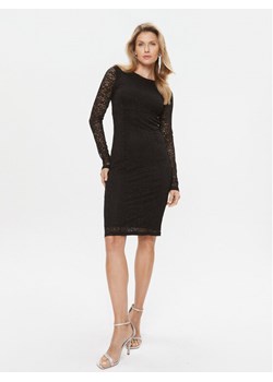 TWINSET Sukienka koktajlowa 232TT2110 Czarny Regular Fit ze sklepu MODIVO w kategorii Sukienki - zdjęcie 182618565