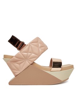 United Nude Sandały Delta Wedge Puffy 10902861188 Beżowy ze sklepu MODIVO w kategorii Sandały damskie - zdjęcie 182618637