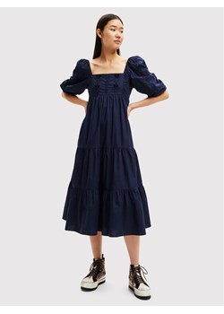 Desigual Sukienka codzienna Kalma 22WWVW56 Granatowy Regular Fit ze sklepu MODIVO w kategorii Sukienki - zdjęcie 182618668