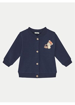 United Colors Of Benetton Bluza 35Q2A501F Granatowy Regular Fit ze sklepu MODIVO w kategorii Bluzy chłopięce - zdjęcie 182618676