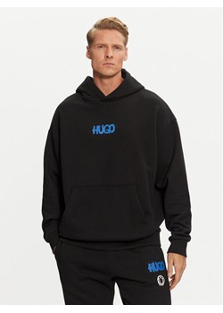 Hugo Bluza Nimayho 50532290 Czarny Relaxed Fit ze sklepu MODIVO w kategorii Bluzy męskie - zdjęcie 182618698