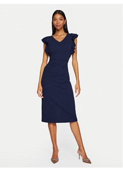 Vila Sukienka koktajlowa Clara 14100344 Granatowy Slim Fit ze sklepu MODIVO w kategorii Sukienki - zdjęcie 182618807