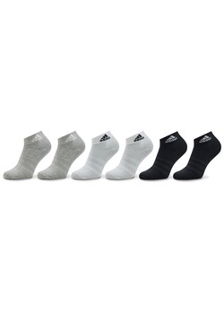 adidas Skarpety Niskie Unisex Thin and Light Sportswear Ankle Socks 6 Pairs IC1307 Szary ze sklepu MODIVO w kategorii Skarpetki damskie - zdjęcie 182618808