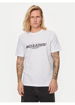 Jack&Jones T-Shirt Joraruba 12255452 Biały Standard Fit ze sklepu MODIVO w kategorii T-shirty męskie - zdjęcie 182618886