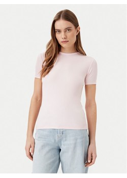 Calvin Klein Top K20K208247 Różowy Slim Fit ze sklepu MODIVO w kategorii Bluzki damskie - zdjęcie 182618985