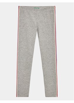 United Colors Of Benetton Legginsy 3DKECF041 Szary Slim Fit ze sklepu MODIVO w kategorii Spodnie dziewczęce - zdjęcie 182618998