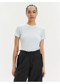 The North Face T-Shirt Redbox NF0A87NM Błękitny Regular Fit ze sklepu MODIVO w kategorii Bluzki damskie - zdjęcie 182619088