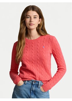 Polo Ralph Lauren Sweter 211910421024 Koralowy Regular Fit ze sklepu MODIVO w kategorii Swetry damskie - zdjęcie 182619109