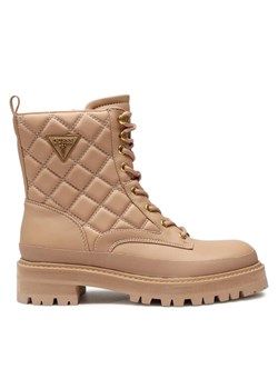 Guess Trapery Badae FL7BDE ELE10 Beżowy ze sklepu MODIVO w kategorii Workery damskie - zdjęcie 182619149