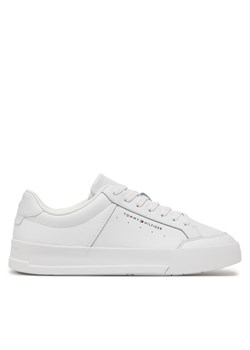 Tommy Hilfiger Sneakersy Th Court Mix Lth FM0FM05489 Biały ze sklepu MODIVO w kategorii Buty sportowe męskie - zdjęcie 182619175
