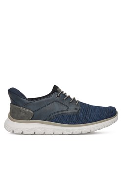 Rieker Sneakersy B6658-14 Granatowy ze sklepu MODIVO w kategorii Buty sportowe męskie - zdjęcie 182619185