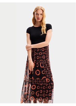 Desigual Sukienka letnia Galiana 24SWVK65 Czarny Regular Fit ze sklepu MODIVO w kategorii Sukienki - zdjęcie 182619315