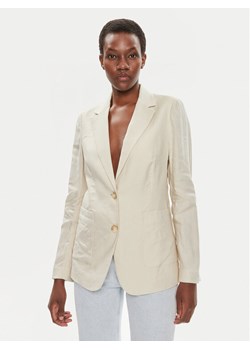 Tommy Hilfiger Marynarka WW0WW42454 Beżowy Regular Fit ze sklepu MODIVO w kategorii Marynarki damskie - zdjęcie 182619337