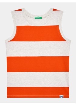 United Colors Of Benetton Top 3ZNBGH00M Czerwony Regular Fit ze sklepu MODIVO w kategorii T-shirty chłopięce - zdjęcie 182619366