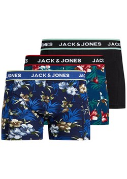 Jack&Jones Komplet 3 par bokserek Flower 12171253 Kolorowy ze sklepu MODIVO w kategorii Majtki męskie - zdjęcie 182619598