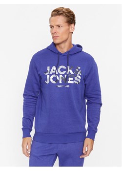 Jack&Jones Bluza James 12235338 Granatowy Regular Fit ze sklepu MODIVO w kategorii Bluzy męskie - zdjęcie 182619656