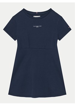 Tommy Hilfiger Sukienka codzienna KG0KG08350 M Granatowy Regular Fit ze sklepu MODIVO w kategorii Sukienki dziewczęce - zdjęcie 182619687