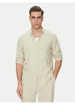 Guess Koszula F4GH00 WG3L0 Zielony Regular Fit ze sklepu MODIVO w kategorii Koszule męskie - zdjęcie 182619708