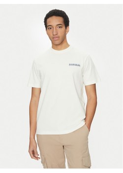 Napapijri T-Shirt S-Sovana NP0A4IE4 Biały Regular Fit ze sklepu MODIVO w kategorii T-shirty męskie - zdjęcie 182619725