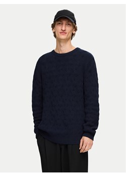 Selected Homme Sweter 16094503 Granatowy Regular Fit - id: 0000304520464 - marki Selected Homme - 182619735 Selected Homme Sweter 16094503 Granatowy Regular Fit ze sklepu MODIVO w kategorii Swetry męskie - zdjęcie 182619735