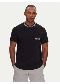 Napapijri T-Shirt S-Murlo NP0A4IEJ9411 Czarny Regular Fit ze sklepu MODIVO w kategorii T-shirty męskie - zdjęcie 182619739