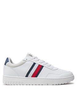 Tommy Hilfiger Sneakersy Th Basket Core Lite FM0FM05116 Biały ze sklepu MODIVO w kategorii Buty sportowe męskie - zdjęcie 182619757