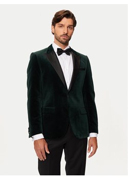 Hugo Marynarka Henry244E1X 50524909 Zielony Slim Fit ze sklepu MODIVO w kategorii Marynarki męskie - zdjęcie 182619827