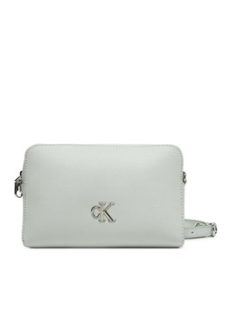 Calvin Klein Jeans Torebka Minimal Monogram Camera Bag 20 LV04K3162G Szary ze sklepu MODIVO w kategorii Listonoszki - zdjęcie 182619836