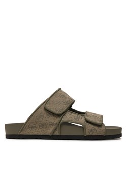 Guess Klapki Igea II Jqd 4g FMGIGJ FAL03 Khaki ze sklepu MODIVO w kategorii Klapki męskie - zdjęcie 182619848