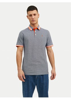 Jack&Jones Polo Paulos 12136668 Szary Slim Fit ze sklepu MODIVO w kategorii T-shirty męskie - zdjęcie 182619898