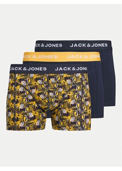 Jack&Jones Junior Komplet 3 par bokserek Skull Rock 12259491 Kolorowy ze sklepu MODIVO w kategorii Majtki dziecięce - zdjęcie 182619915