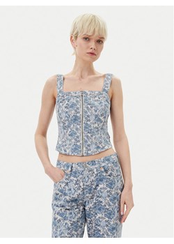 Levi's® Top 001W4-0001 Niebieski Slim Fit ze sklepu MODIVO w kategorii Bluzki damskie - zdjęcie 182619925