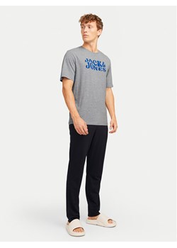 Jack&Jones Piżama Elton 12266998 Szary Standard Fit ze sklepu MODIVO w kategorii Piżamy męskie - zdjęcie 182620056