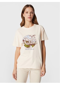 BDG Urban Outfitters T-Shirt 75440644 Écru Regular Fit ze sklepu MODIVO w kategorii Bluzki damskie - zdjęcie 182620135