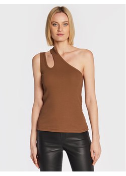 Remain Top Toya RM1593 Brązowy Slim Fit ze sklepu MODIVO w kategorii Bluzki damskie - zdjęcie 182620136