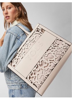 TOUS Torebka Shopping Xl Amaya K.Shock 2001660601 Beżowy - id: 8433513420928 - marki Tous - 182620197 TOUS Torebka Shopping Xl Amaya K.Shock 2001660601 Beżowy ze sklepu MODIVO w kategorii Torby Shopper bag - zdjęcie 182620197