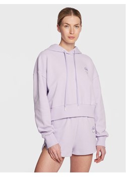 Pinko Bluza 100367 A0KN Fioletowy Cropped Fit ze sklepu MODIVO w kategorii Bluzy damskie - zdjęcie 182620226