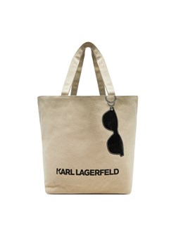 KARL LAGERFELD Torebka A1W50020 Beżowy ze sklepu MODIVO w kategorii Torby Shopper bag - zdjęcie 182620305