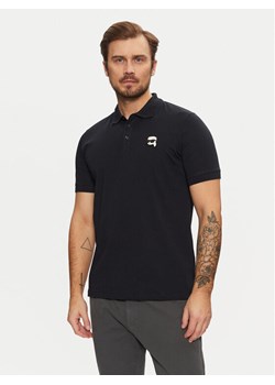 KARL LAGERFELD Polo 745710 551224 Granatowy Regular Fit ze sklepu MODIVO w kategorii T-shirty męskie - zdjęcie 182620458