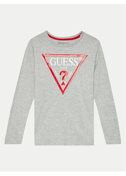 Guess Bluzka L84I29 K8HM0 Szary Regular Fit ze sklepu MODIVO w kategorii T-shirty chłopięce - zdjęcie 182620646