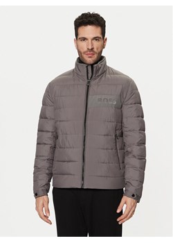BOSS Kurtka przejściowa 50519237 Szary Regular Fit ze sklepu MODIVO w kategorii Kurtki męskie - zdjęcie 182620647