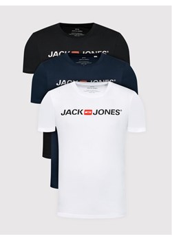 Jack&Jones Komplet 3 t-shirtów Corp Logo 12191330 Kolorowy Slim Fit ze sklepu MODIVO w kategorii T-shirty męskie - zdjęcie 182620659