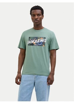 Jack&Jones T-Shirt Hawaii 12269324 Zielony Standard Fit ze sklepu MODIVO w kategorii T-shirty męskie - zdjęcie 182620807