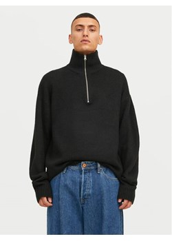Jack&Jones Sweter Ollie 12241817 Czarny Relaxed Fit ze sklepu MODIVO w kategorii Swetry męskie - zdjęcie 182620847