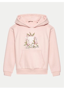 Guess Bluza J4BQ27 KCKF2 Różowy Relaxed Fit ze sklepu MODIVO w kategorii Bluzy dziewczęce - zdjęcie 182620916