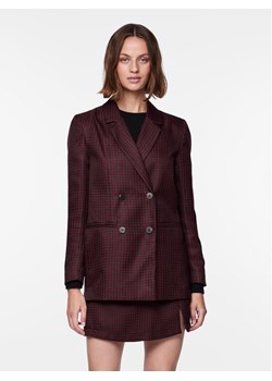 Pieces Marynarka 17139154 Bordowy Regular Fit ze sklepu MODIVO w kategorii Marynarki damskie - zdjęcie 182620949
