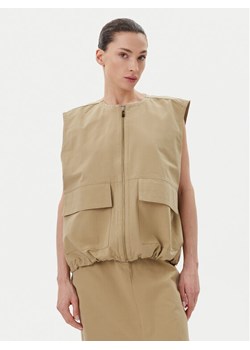 Herskind Kamizelka 5511150 Khaki Regular Fit ze sklepu MODIVO w kategorii Kamizelki damskie - zdjęcie 182620987
