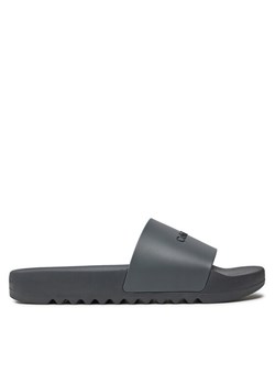 Calvin Klein Klapki Chuncky Pool Slide Rub HM0HM01063 Szary ze sklepu MODIVO w kategorii Klapki męskie - zdjęcie 182621169