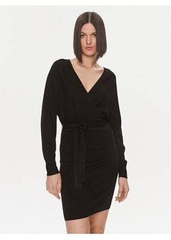 Liu Jo Sukienka dzianinowa 5F3031 MS49I Czarny Slim Fit ze sklepu MODIVO w kategorii Sukienki - zdjęcie 182621177