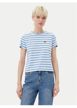 KARL LAGERFELD T-Shirt A1W17099 Niebieski Regular Fit ze sklepu MODIVO w kategorii Bluzki damskie - zdjęcie 182621309